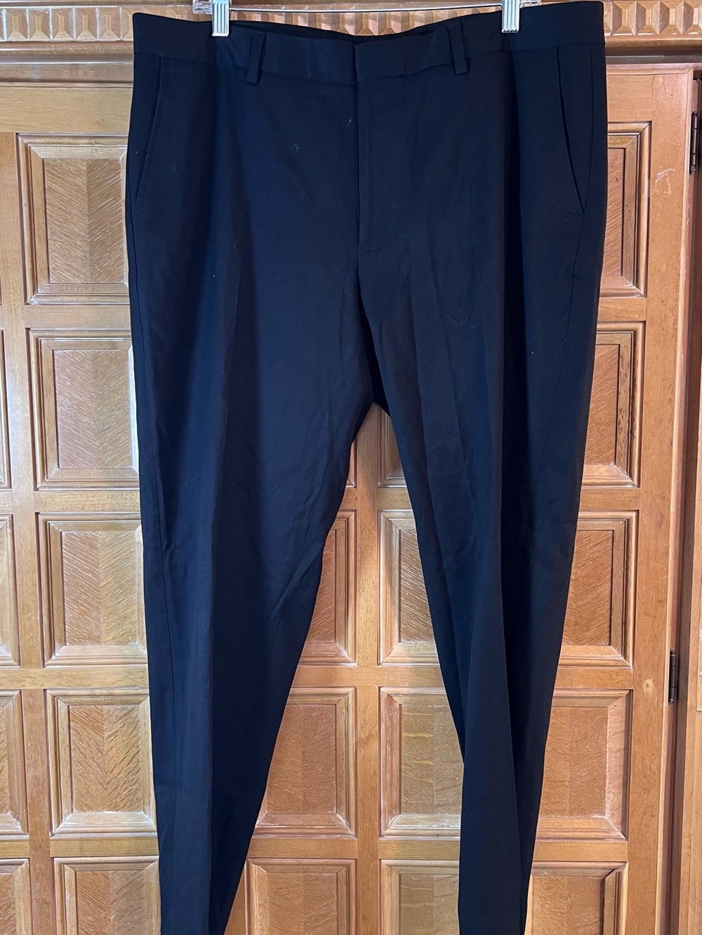 Kenneth Cole Reaction Men's Black Dress Pants - Classic Tailored Fit 38x 30